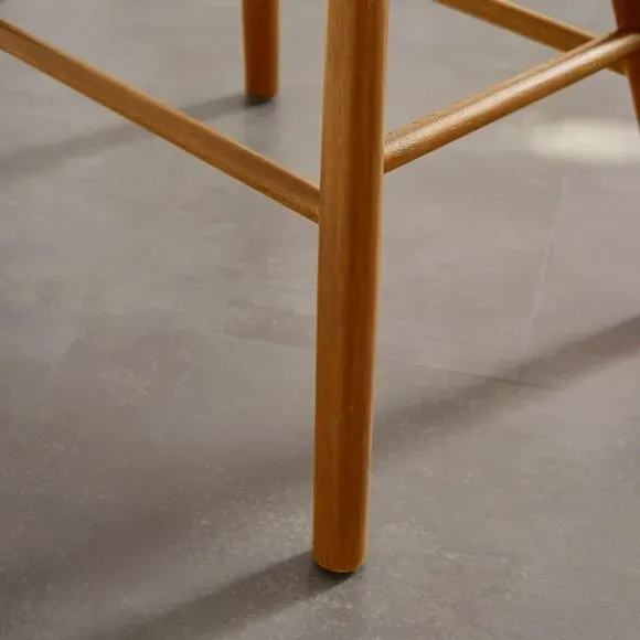 Counter Height Bar Stool - Dark Oak, Solid Oak