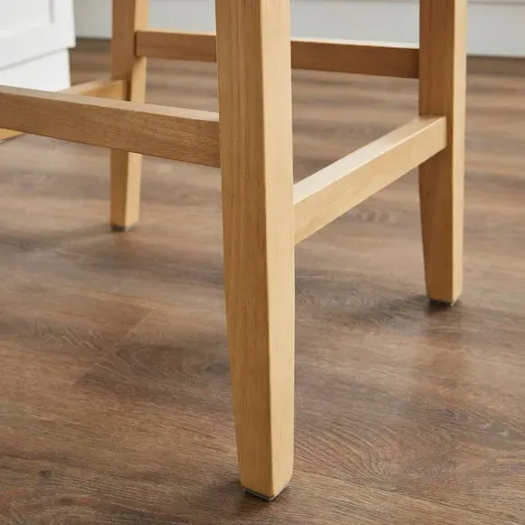 Counter Height Bar Stool - Grey, Fabric