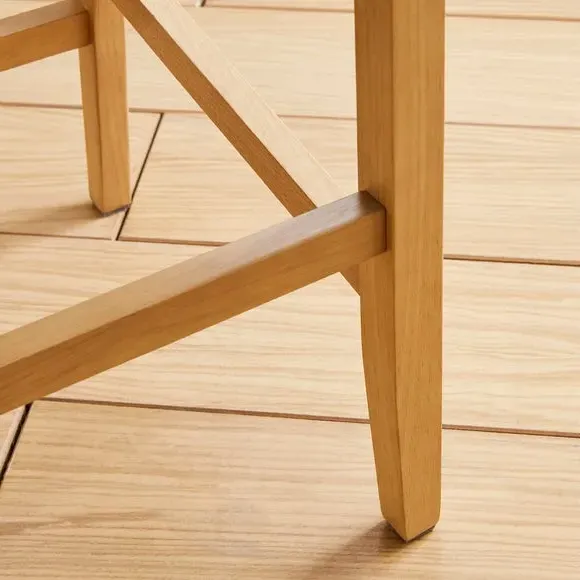 Counter Height Bar Stool - Natural, Boucle