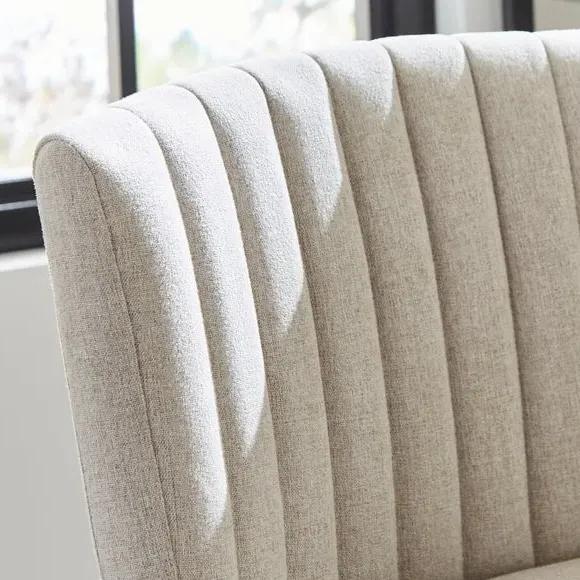 Counter Height Bar Stool - Natural, Fabric