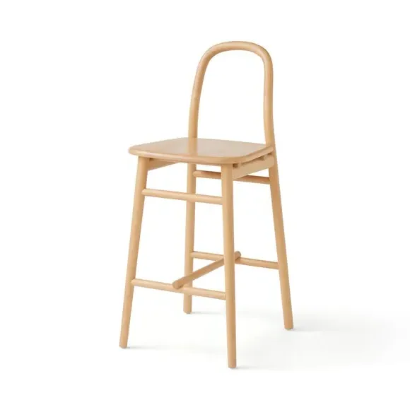 Counter Height Bar Stool - Oak, Beech Wood