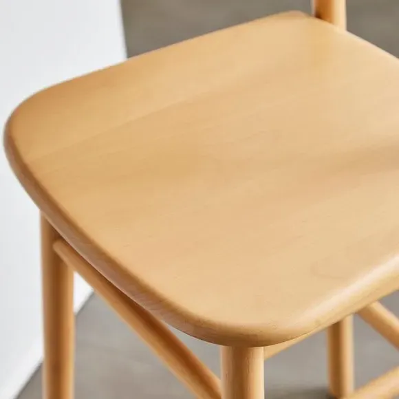 Counter Height Bar Stool - Oak, Beech Wood
