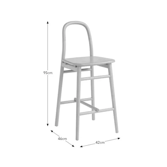 Counter Height Bar Stool - Oak, Beech Wood