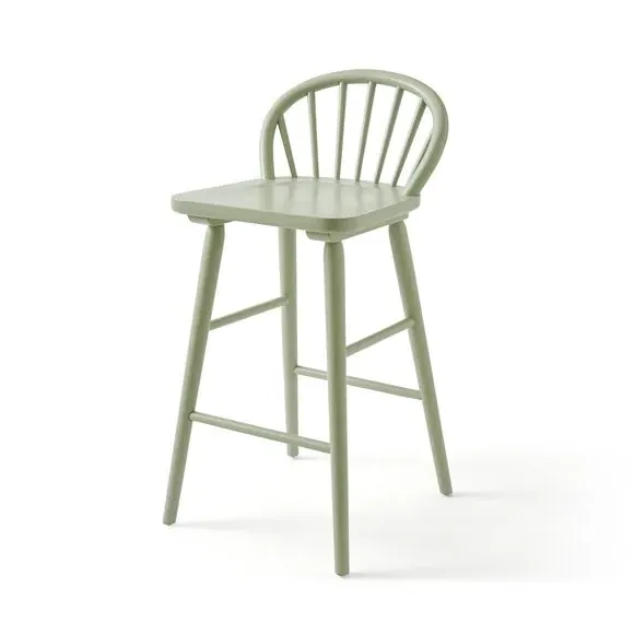 Counter Height Bar Stool - Sage, Rubberwood