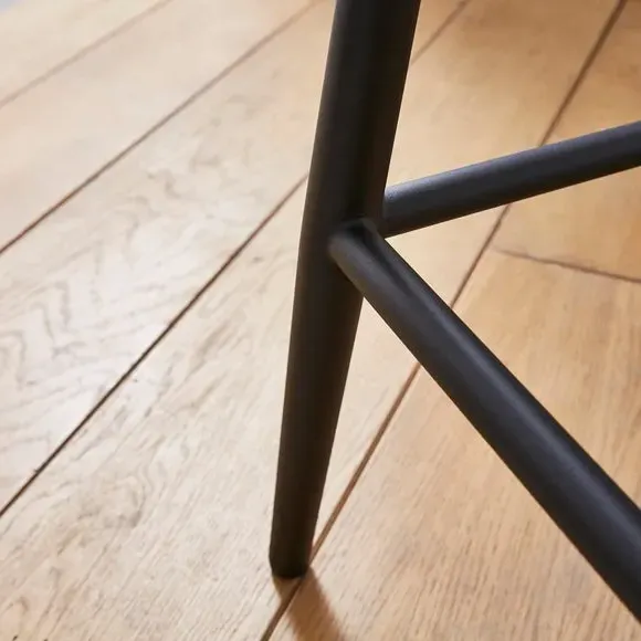 Counter Height Bar Stool with Arms - Brown, PU