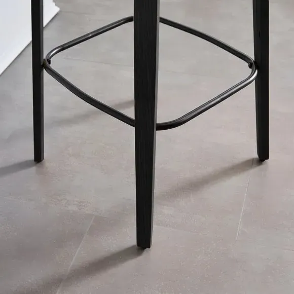 Counter Height Barstool - Black, Wood