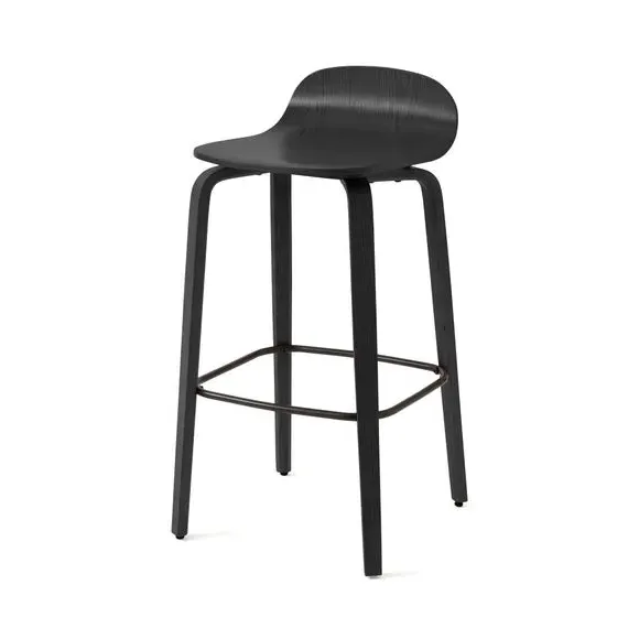 Counter Height Barstool - Black, Wood