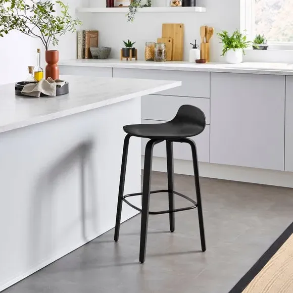 Counter Height Barstool - Black, Wood image