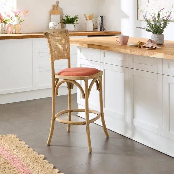 Counter Height Barstool - Clay, Fabric image