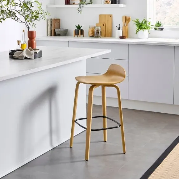 Counter Height Barstool - Oak, Wood
