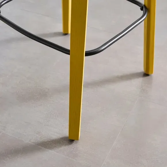 Counter Height Barstool - Ochre, Wood