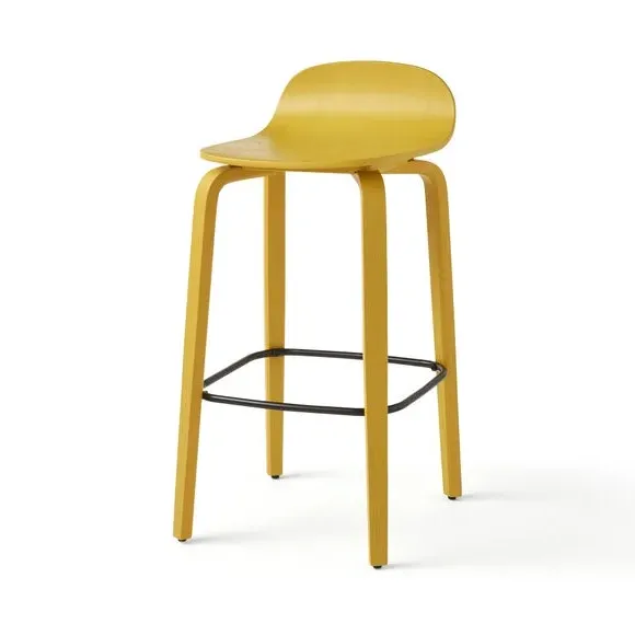 Counter Height Barstool - Ochre, Wood