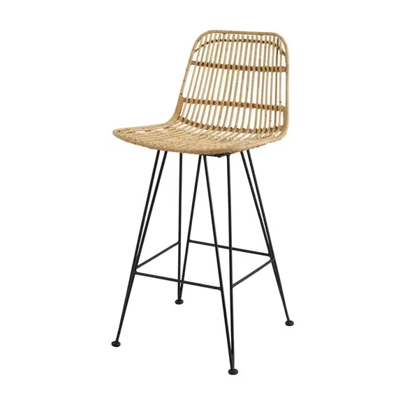 Counter Height Stool - Natural, Rattan
