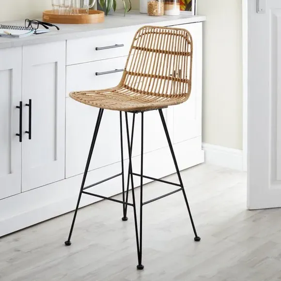 Counter Height Stool - Natural, Rattan image