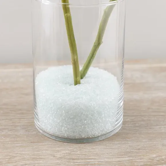 Crushed Glass Vase Filler - Clear