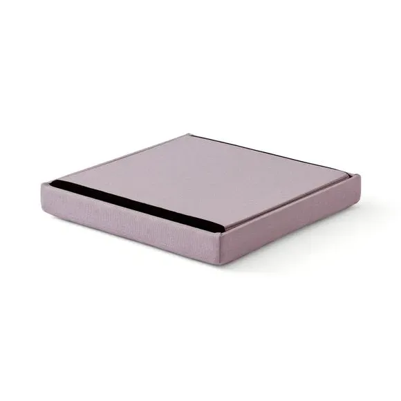 Cube Storage Ottoman - Lilac, Faux Linen