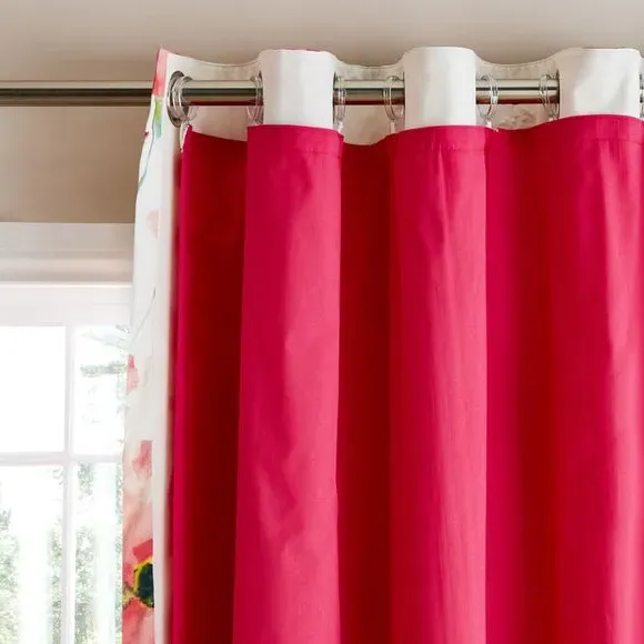 Curtain Linings with Versatile Header - Fuchsia