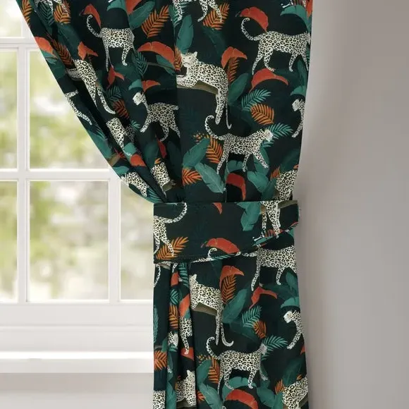 Curtain Tieback - Black, Recycled Polyester