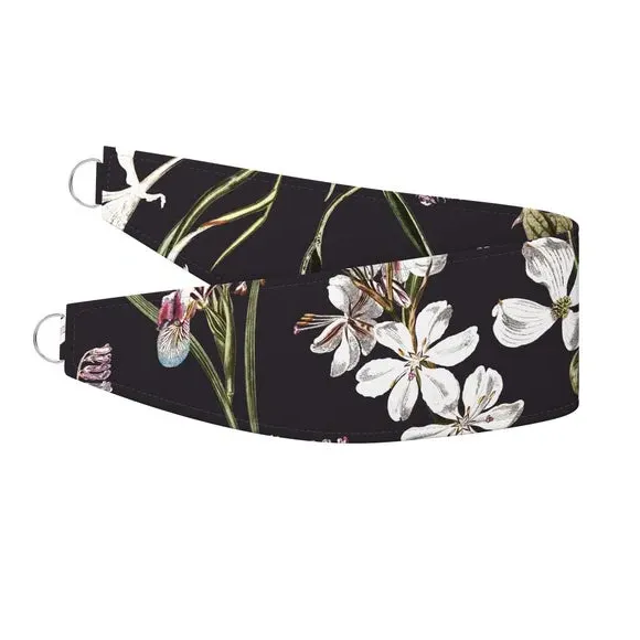 Curtain Tieback - Black, Velvet