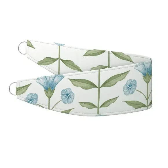 Curtain Tieback Botanical Design - Bluebell, Cotton