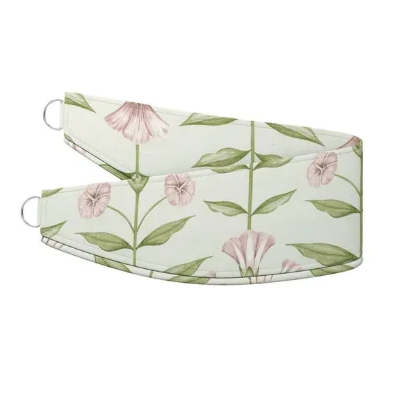 Curtain Tieback Botanical Design - Sage, Cotton