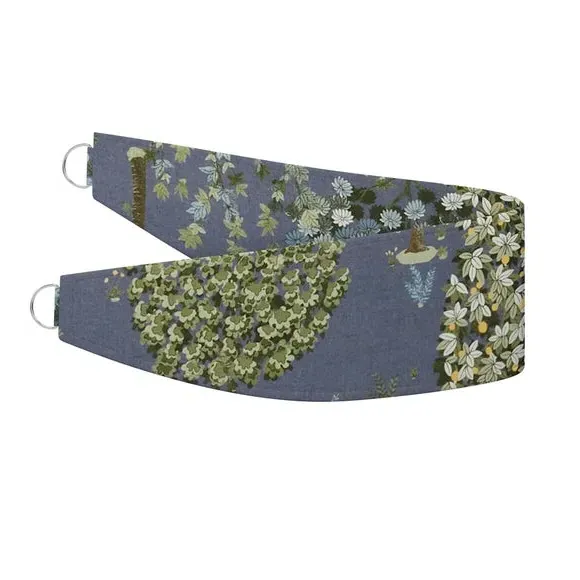 Curtain Tieback Botanical Print - Danube, Cotton