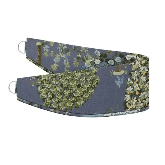 Curtain Tieback Botanical Print - Danube, Cotton