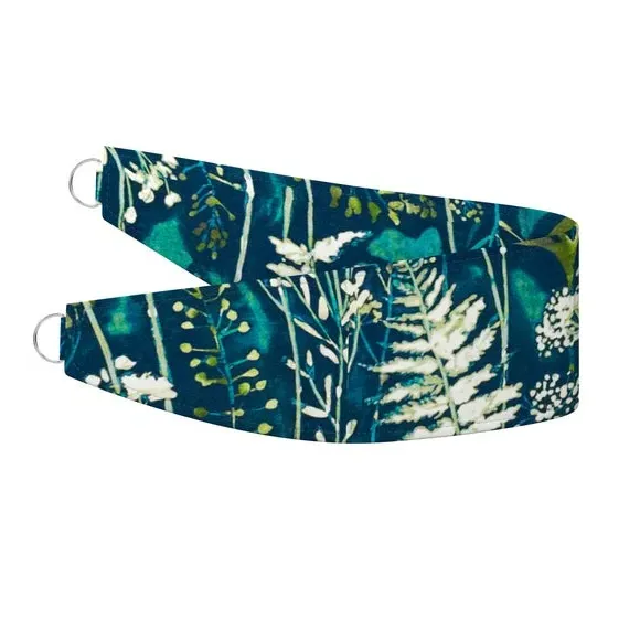 Curtain Tieback Botanical Print - Peacock, Cotton