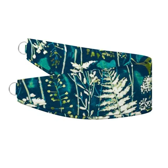 Curtain Tieback Botanical Print - Peacock, Cotton