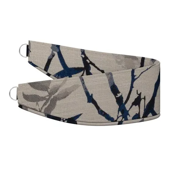 Curtain Tieback Branch Design - Navy, Fabric