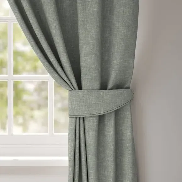 Curtain Tieback - Duck Egg, Hessian