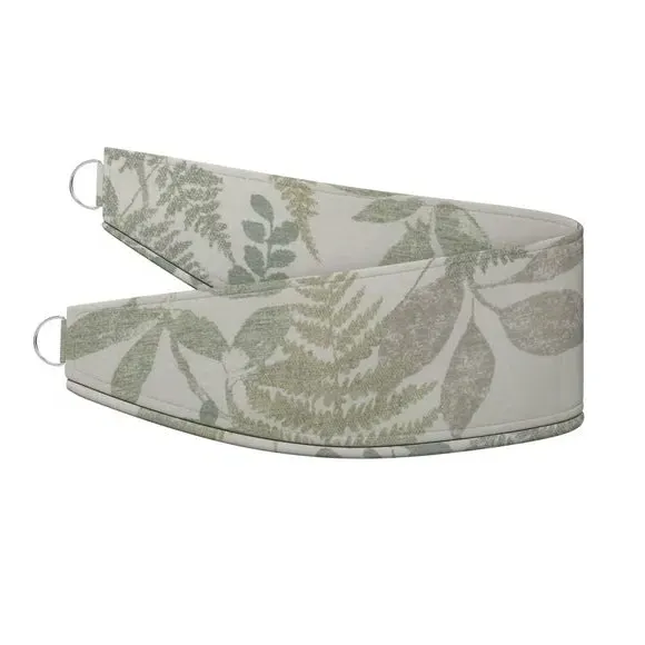 Curtain Tieback Fire Retardant - Jade, Fabric