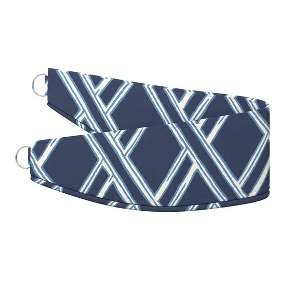 Curtain Tieback Fire Retardant - Lapis, Fabric