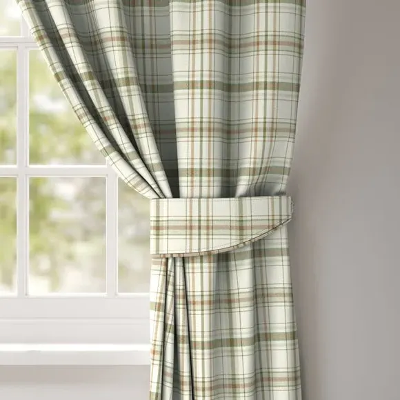 Curtain Tieback Fire Retardant - Moss