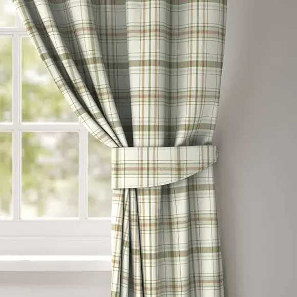 Curtain Tieback Fire Retardant - Moss
