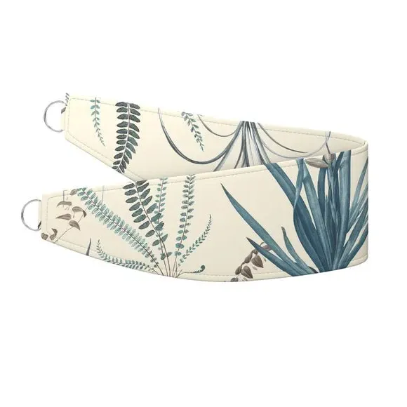 Curtain Tieback Fire Retardant - Peacock, Fabric