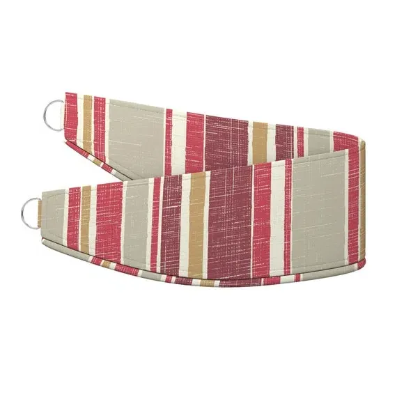 Curtain Tieback Fire Retardant - Scarlet, Fabric