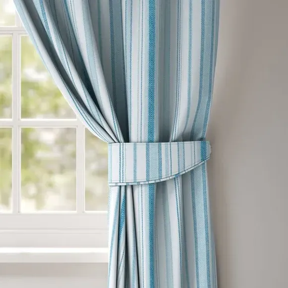 Curtain Tieback Fire Retardant - Shore Stripe