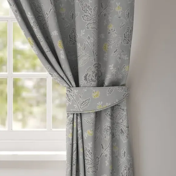 Curtain Tieback Fire Retardant - Slate, Fabric