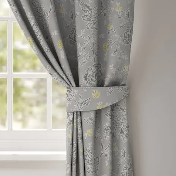 Curtain Tieback Fire Retardant - Slate, Fabric image