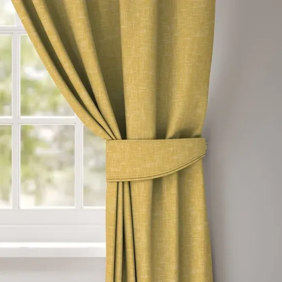 Curtain Tieback Fire Retardant - Sunshine, Fabric