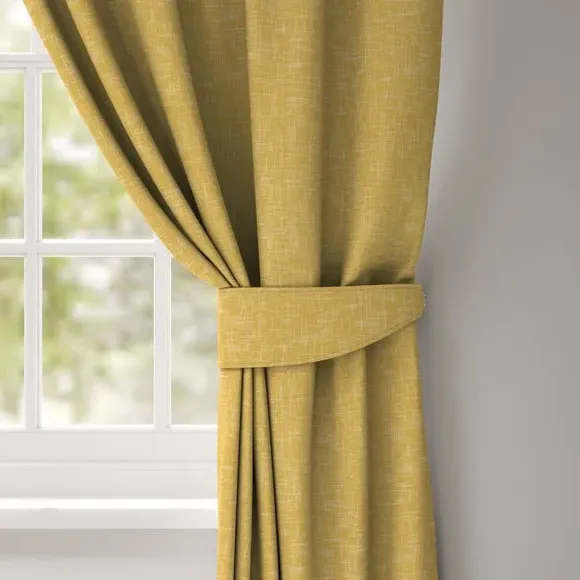Curtain Tieback Fire Retardant - Sunshine, Fabric image