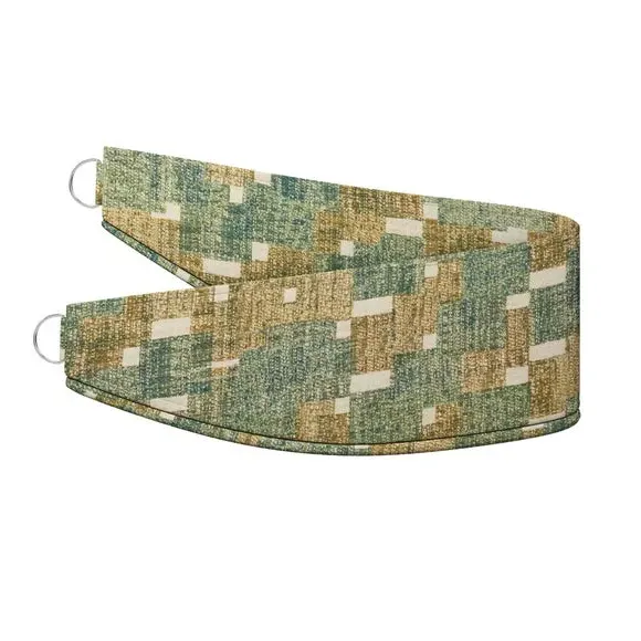 Curtain Tieback Geometric Pattern - Leaf, Cotton