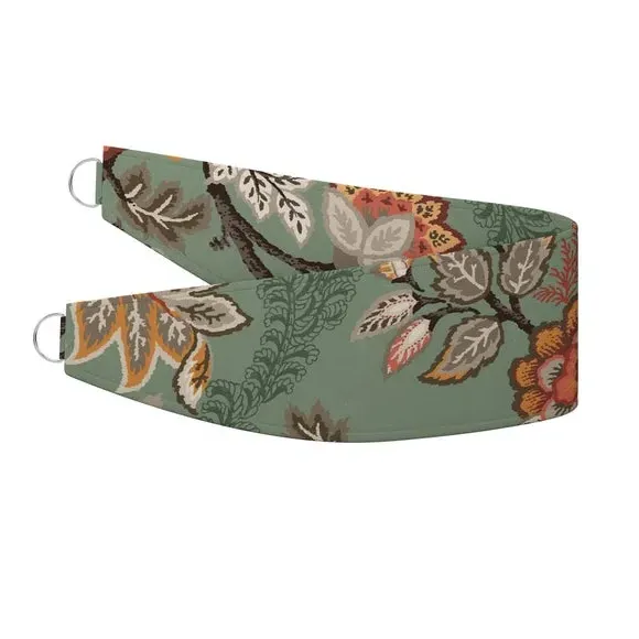 Curtain Tieback Jacobean Design - Fern, Velvet