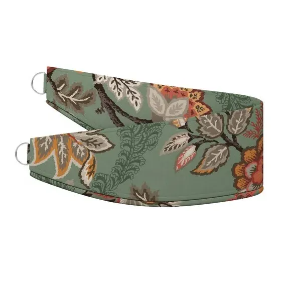 Curtain Tieback Jacobean Design - Fern, Velvet