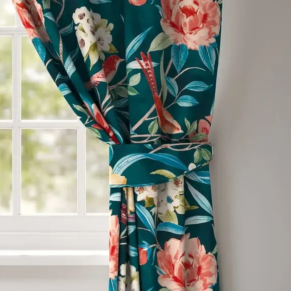 Curtain Tieback - Jade, Velvet