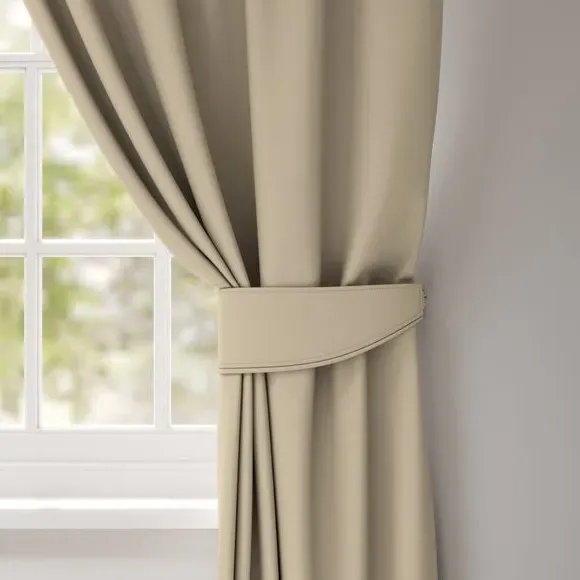 Curtain Tieback Made to Order - Taupe, Cotton