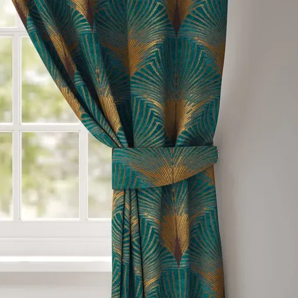 Curtain Tieback Made to Order - Teal image