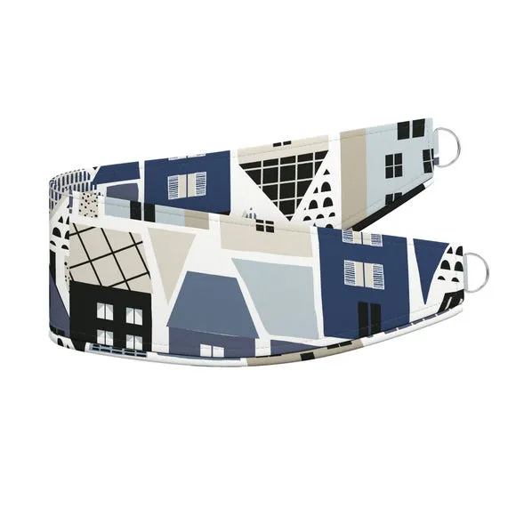 Curtain Tieback - Navy, Cotton