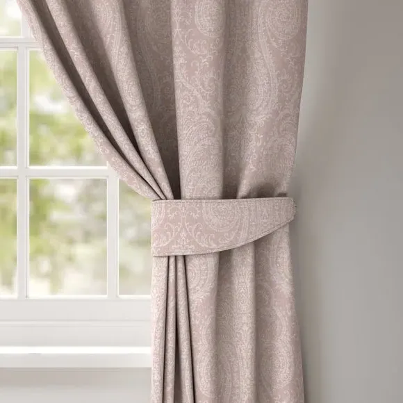 Curtain Tieback Patterned - Dusky Rose image